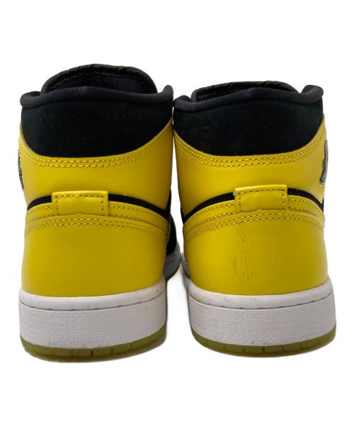 NIKE（ナイキ）NIKE (ナイキ) Air Jordan 1 Mid Se ブラック×イエロー サイズ:27.0cmの古着・服飾アイテム