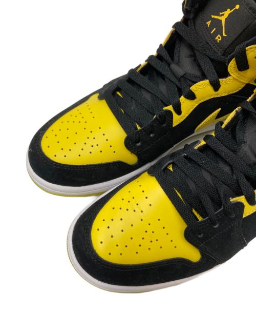 NIKE（ナイキ）NIKE (ナイキ) Air Jordan 1 Mid Se ブラック×イエロー サイズ:27.0cmの古着・服飾アイテム