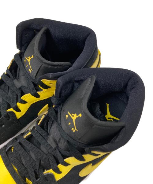 NIKE（ナイキ）NIKE (ナイキ) Air Jordan 1 Mid Se ブラック×イエロー サイズ:27.0cmの古着・服飾アイテム