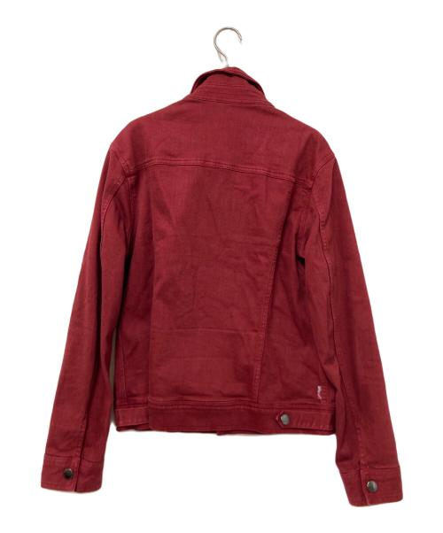 BURBERRY BLACK LABEL（バーバリーブラックレーベル）BURBERRY BLACK LABEL (バーバリーブラックレーベル) デニムジャケット レッド サイズ:Lの古着・服飾アイテム