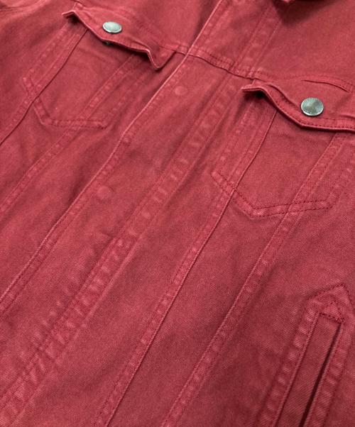 BURBERRY BLACK LABEL（バーバリーブラックレーベル）BURBERRY BLACK LABEL (バーバリーブラックレーベル) デニムジャケット レッド サイズ:Lの古着・服飾アイテム