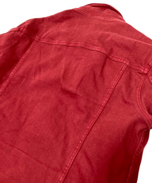 BURBERRY BLACK LABEL（バーバリーブラックレーベル）BURBERRY BLACK LABEL (バーバリーブラックレーベル) デニムジャケット レッド サイズ:Lの古着・服飾アイテム
