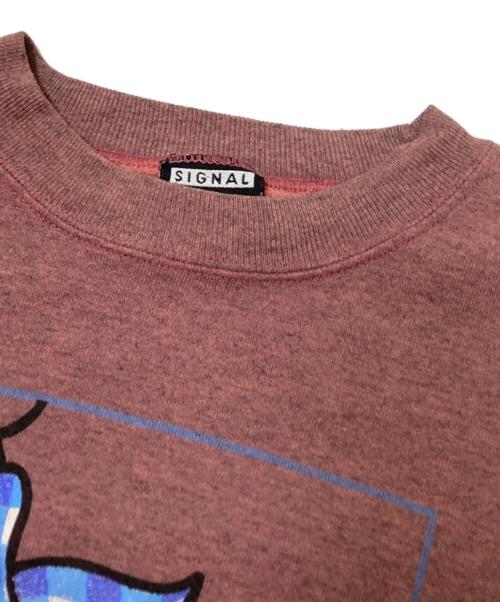 SIGNAL SPORTS（シグナルスポーツ）SIGNAL SPORTS (シグナルスポーツ) スウェット ピンク サイズ:XXLの古着・服飾アイテム