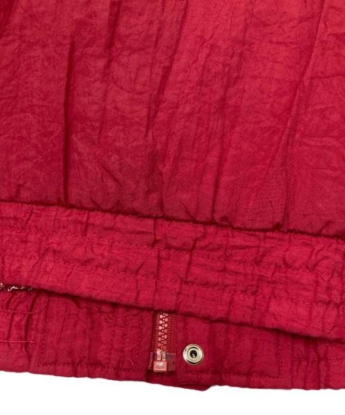 STARTER（スターター）STARTER (スターター) NFL (エヌエフエル) 90‘S中綿フーデッドジャケット レッド×イエロー サイズ:Mの古着・服飾アイテム