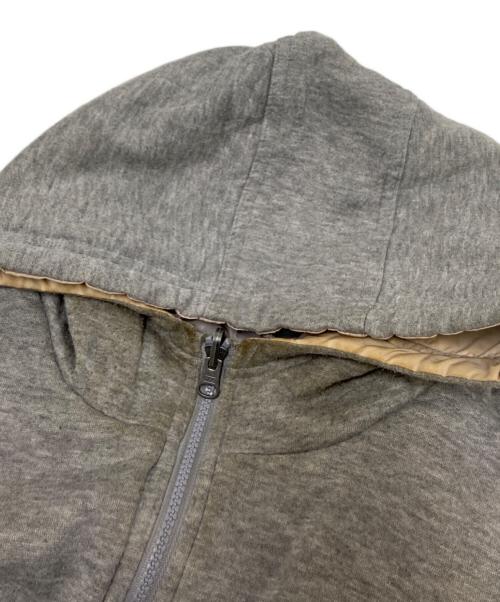 adidas（アディダス）adidas (アディダス) 90‘Sリバーシブルフーデッドジャケット グレー×ブラック サイズ:Lの古着・服飾アイテム