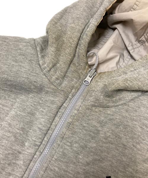 adidas（アディダス）adidas (アディダス) 90‘Sリバーシブルフーデッドジャケット グレー×ブラック サイズ:Lの古着・服飾アイテム