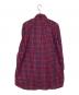 BALENCIAGA (バレンシアガ) L/S Tab Check Shirt レッド×ネイビー サイズ:38：15000円