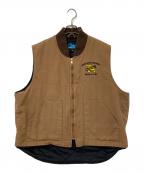 Tri Mountainトライマウンテン）の古着「ダックベスト」｜ブラウン