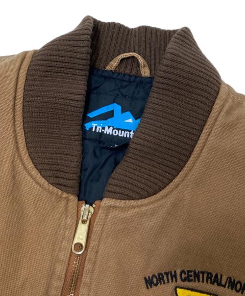 Tri Mountain（トライマウンテン）Tri Mountain (トライマウンテン) ダックベスト ブラウン サイズ:XLの古着・服飾アイテム