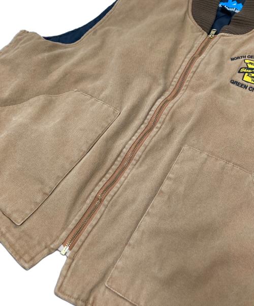 Tri Mountain（トライマウンテン）Tri Mountain (トライマウンテン) ダックベスト ブラウン サイズ:XLの古着・服飾アイテム