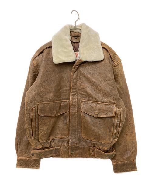 CURIS LONDON（キュイーロンドン）CURIS LONDON (キュイーロンドン) レザージャケット ブラウン サイズ:Mの古着・服飾アイテム