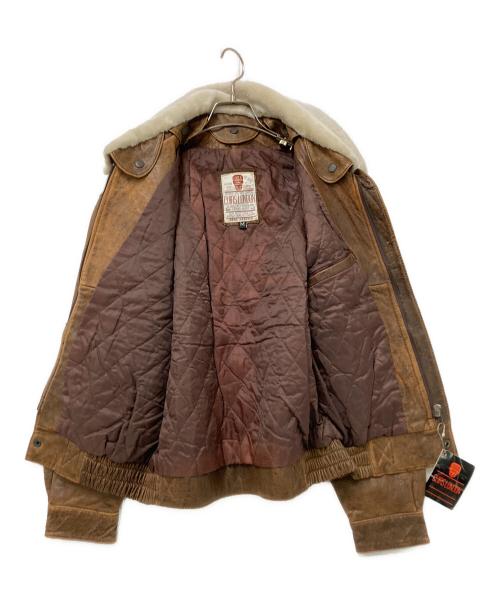 CURIS LONDON（キュイーロンドン）CURIS LONDON (キュイーロンドン) レザージャケット ブラウン サイズ:Mの古着・服飾アイテム