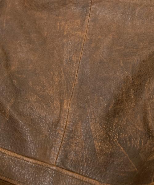 CURIS LONDON（キュイーロンドン）CURIS LONDON (キュイーロンドン) レザージャケット ブラウン サイズ:Mの古着・服飾アイテム