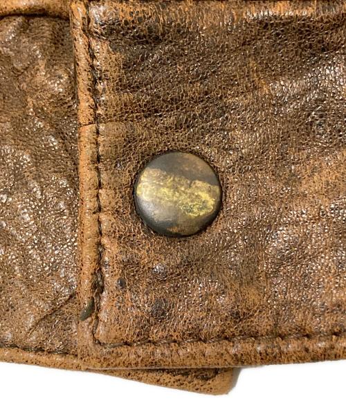 CURIS LONDON（キュイーロンドン）CURIS LONDON (キュイーロンドン) レザージャケット ブラウン サイズ:Mの古着・服飾アイテム