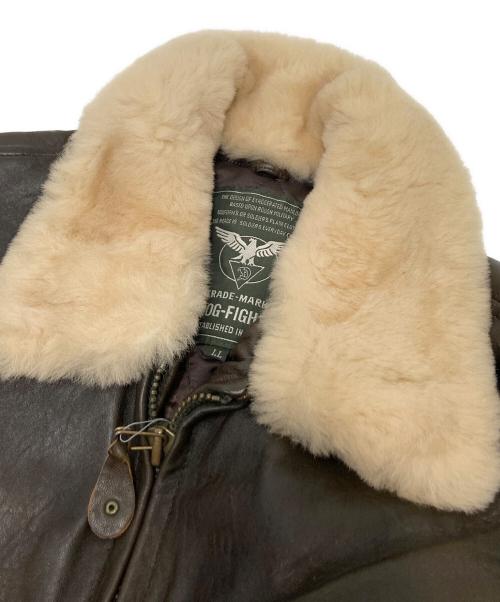 DOG FIGHT（ドッグファイト）DOG FIGHT (ドッグファイト) フライトジャケット ブラウン サイズ:LLの古着・服飾アイテム