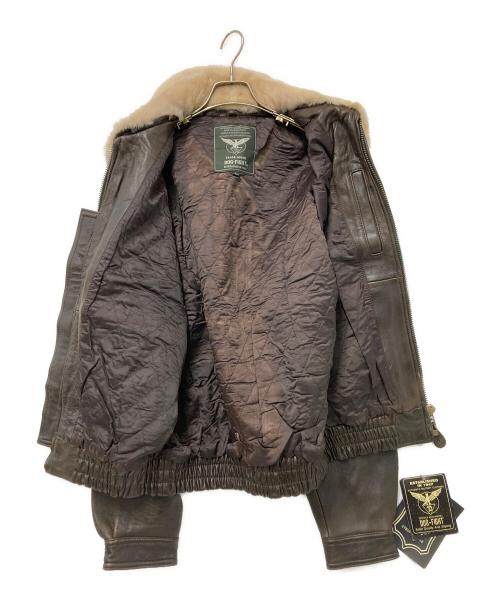 DOG FIGHT（ドッグファイト）DOG FIGHT (ドッグファイト) フライトジャケット ブラウン サイズ:LLの古着・服飾アイテム
