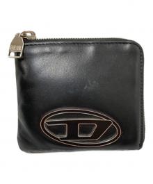 DIESEL（ディーゼル）の古着「Lジップレザーウォレット」｜ブラック