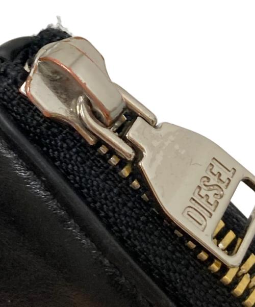 DIESEL（ディーゼル）DIESEL (ディーゼル) Lジップレザーウォレット ブラック サイズ:下記参照の古着・服飾アイテム