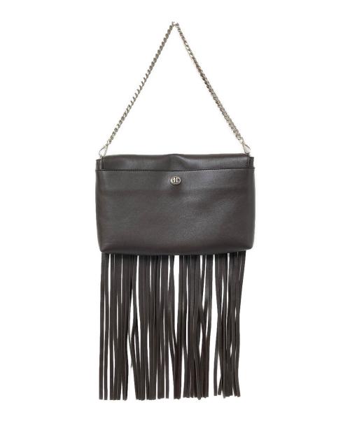 MICHAEL KORS（マイケル・コース）MICHAEL KORS (マイケル・コース) フリンジショルダーバッグ ブラウン サイズ:下記参照の古着・服飾アイテム