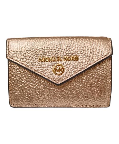 MICHAEL KORS（マイケル・コース）MICHAEL KORS (マイケル・コース) コンパクトウォレット ピンク サイズ:下記参照の古着・服飾アイテム