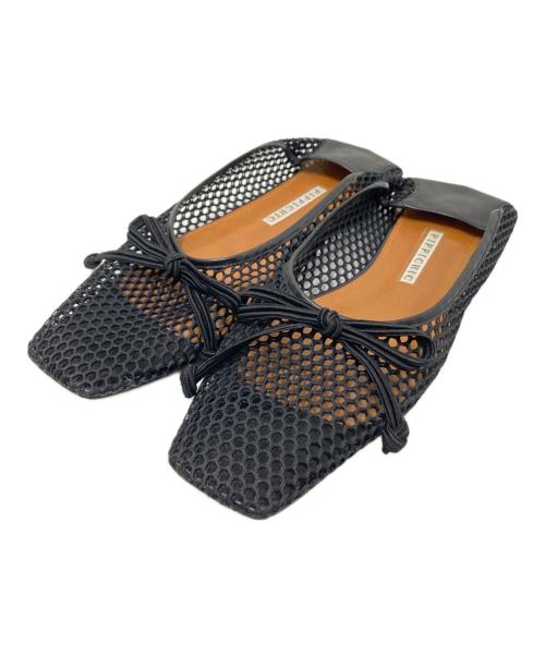 Pippichic（ピッピシック）Pippichic (ピッピシック) メッシュパンプス ブラック サイズ:37 1/2の古着・服飾アイテム