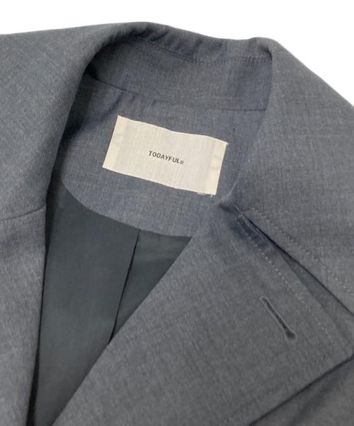 TODAYFUL（トゥデイフル）TODAYFUL (トゥデイフル) Twill Trench Coat グレー サイズ:38の古着・服飾アイテム