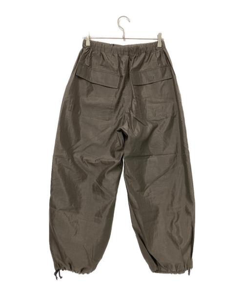 INSCRIRE（アンスクリア）INSCRIRE (アンスクリア) イージーシルクパンツ オリーブ サイズ:34の古着・服飾アイテム