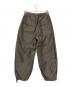 INSCRIRE (アンスクリア) イージーシルクパンツ オリーブ サイズ:34：6000円
