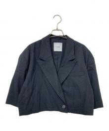 CLANE（クラネ）の古着「CROPPED TAILRED JACKET」｜ブラック