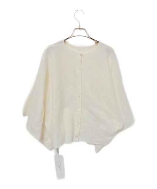 SOEJU（ソージュ）SOEJU (ソージュ) コットン混2WAYケープスタイルニット ホワイト サイズ:M 未使用品の古着・服飾アイテム