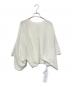 SOEJU（ソージュ）の古着「コットン混2WAYケープスタイルニット」｜ホワイト