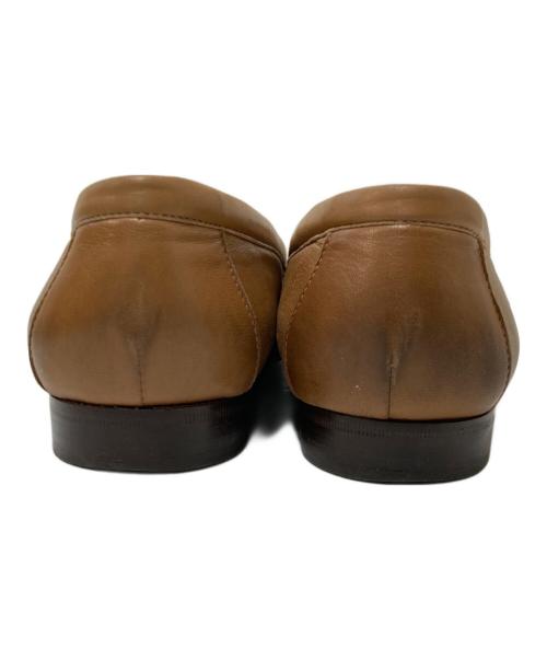 GUCCI（グッチ）GUCCI (グッチ) ビット刺繍ローファー ブラウン サイズ:36 1/2の古着・服飾アイテム