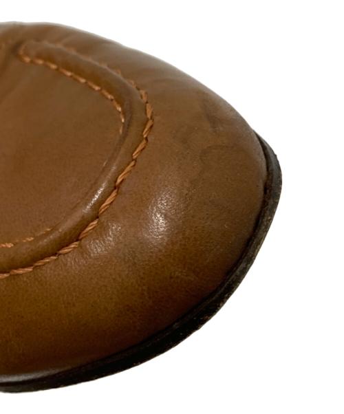 GUCCI（グッチ）GUCCI (グッチ) ビット刺繍ローファー ブラウン サイズ:36 1/2の古着・服飾アイテム