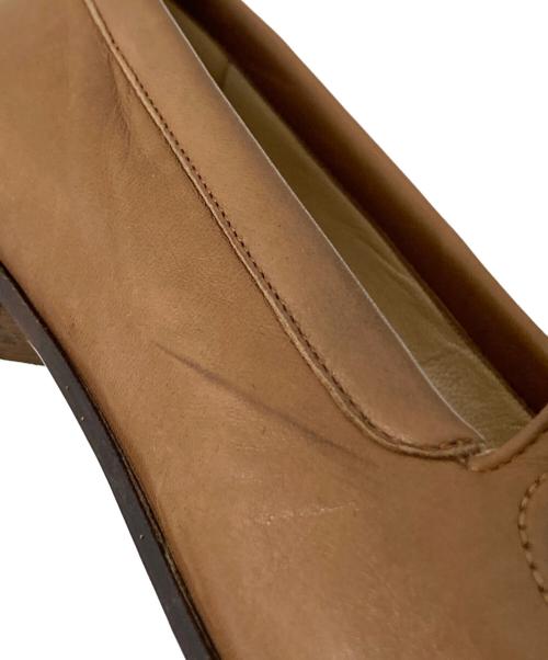 GUCCI（グッチ）GUCCI (グッチ) ビット刺繍ローファー ブラウン サイズ:36 1/2の古着・服飾アイテム