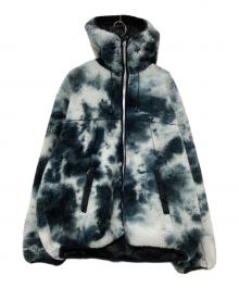 HUF（ハフ）の古着「フーデッドボアジャケット」｜ホワイト×ブラック