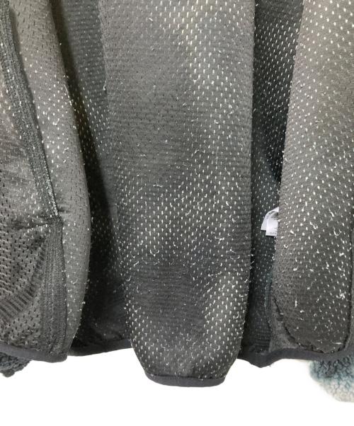 HUF（ハフ）HUF (ハフ) フーデッドボアジャケット ホワイト×ブラック サイズ:Lの古着・服飾アイテム