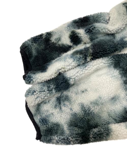 HUF（ハフ）HUF (ハフ) フーデッドボアジャケット ホワイト×ブラック サイズ:Lの古着・服飾アイテム