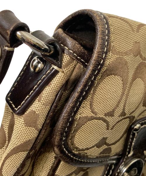 COACH（コーチ）COACH (コーチ) ショルダーバッグ ブラウン×ベージュ サイズ:下記参照の古着・服飾アイテム