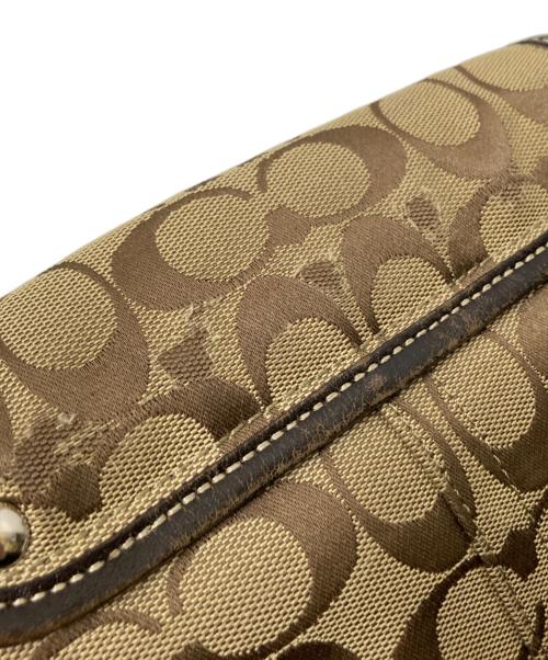 COACH（コーチ）COACH (コーチ) ショルダーバッグ ブラウン×ベージュ サイズ:下記参照の古着・服飾アイテム