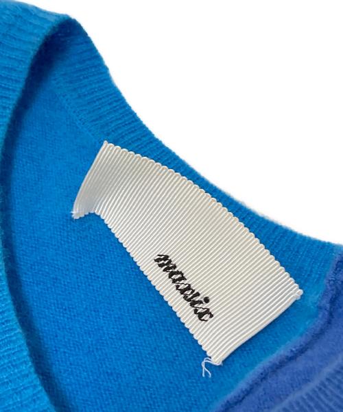 maxsix（マックスシックス）maxsix (マックスシックス) カシミヤニット ブルー サイズ: Lの古着・服飾アイテム
