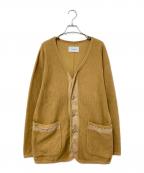 JOHNBULLジョンブル）の古着「ミリタリーライナーライクカーディガン」｜ベージュ