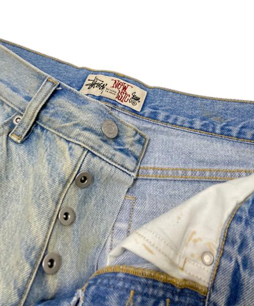 stussy（ステューシー）stussy (ステューシー) NEW CLASSIC JEAN PIGMENT COATED DENIM インディゴ サイズ:30の古着・服飾アイテム