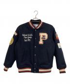 AVIREX×PEANUTSアヴィレックス×ピーナッツ）の古着「スタジャン」｜ブラック