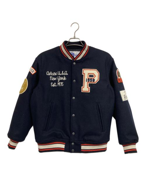 AVIREX（アヴィレックス）AVIREX (アヴィレックス) PEANUTS (ピーナッツ) スタジャン ブラック サイズ:Mの古着・服飾アイテム