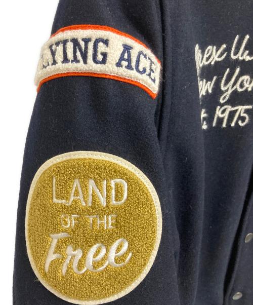 AVIREX（アヴィレックス）AVIREX (アヴィレックス) PEANUTS (ピーナッツ) スタジャン ブラック サイズ:Mの古着・服飾アイテム