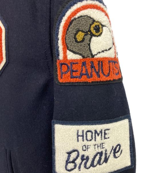 AVIREX（アヴィレックス）AVIREX (アヴィレックス) PEANUTS (ピーナッツ) スタジャン ブラック サイズ:Mの古着・服飾アイテム