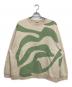 DRIES VAN NOTEN（ドリスヴァンノッテン）の古着「Hax pattern crew sweat （ハック パターン クルー スウェット）」｜アイボリー