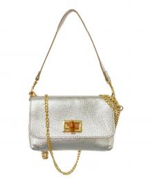 AULENTTI（オウレンティ）の古着「チェーンショルダーバッグ」｜シルバー