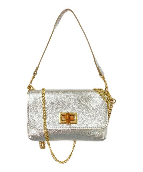 AULENTTI（オウレンティ）AULENTTI (オウレンティ) チェーンショルダーバッグ シルバー サイズ:下記参照の古着・服飾アイテム