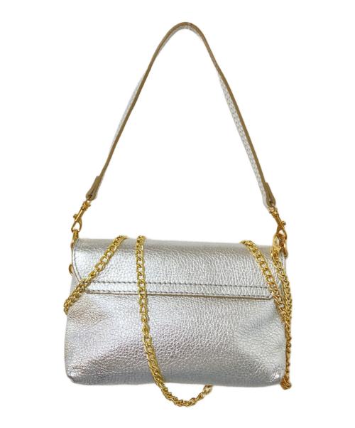 AULENTTI（オウレンティ）AULENTTI (オウレンティ) チェーンショルダーバッグ シルバー サイズ:下記参照の古着・服飾アイテム